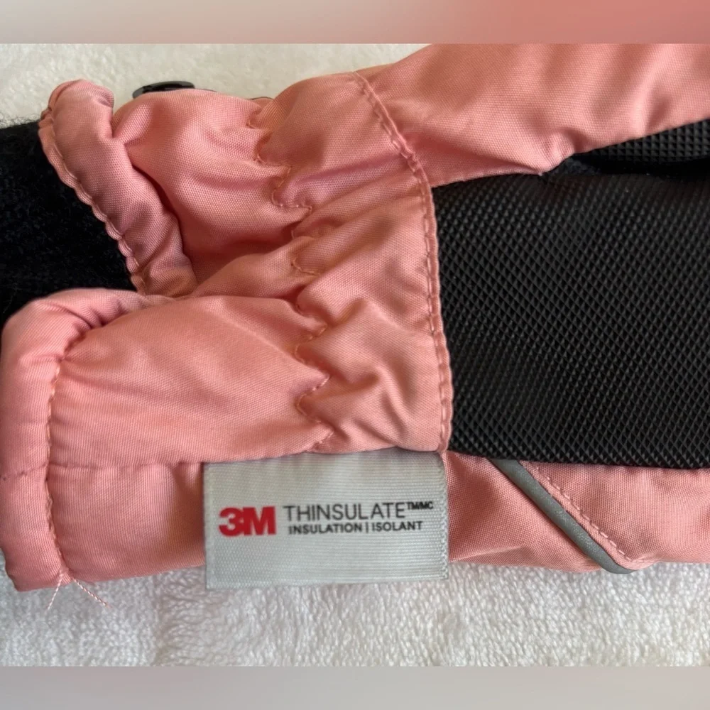 3M Thinsulate Kids Mittens Toddler Gloves Ski Fleece Pink OS